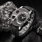 1PCS Fashion Men's Thin Silica Gel Students Sports Quartz Watch